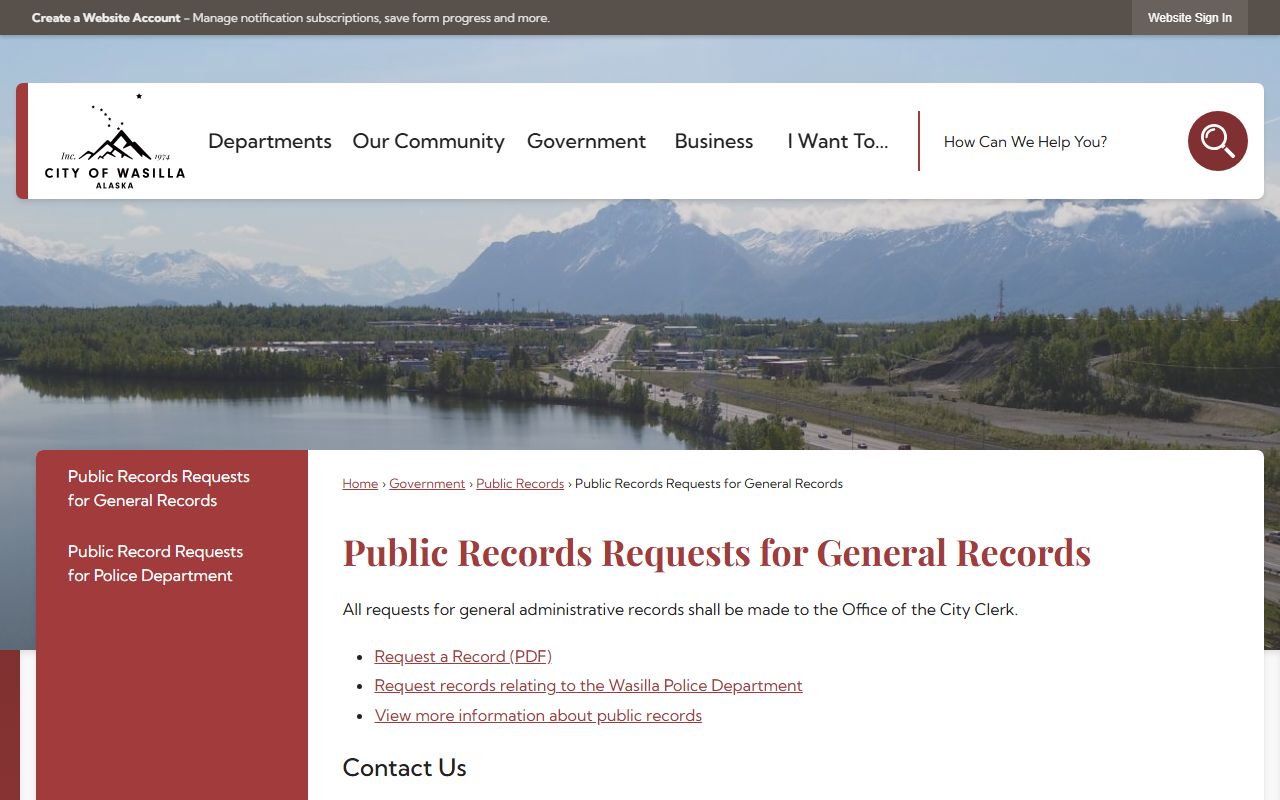 Wasilla unclaimed money public records page