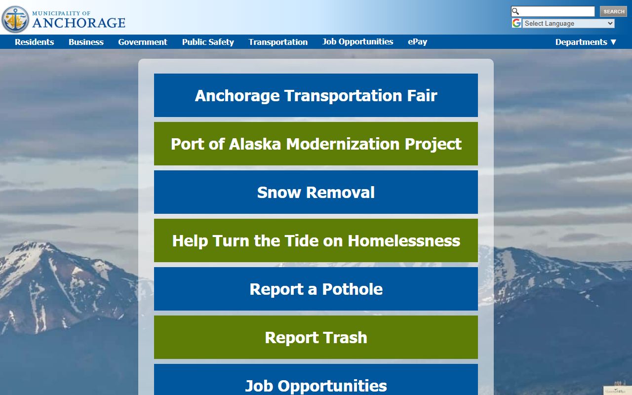 Anchorage unclaimed money municipal website