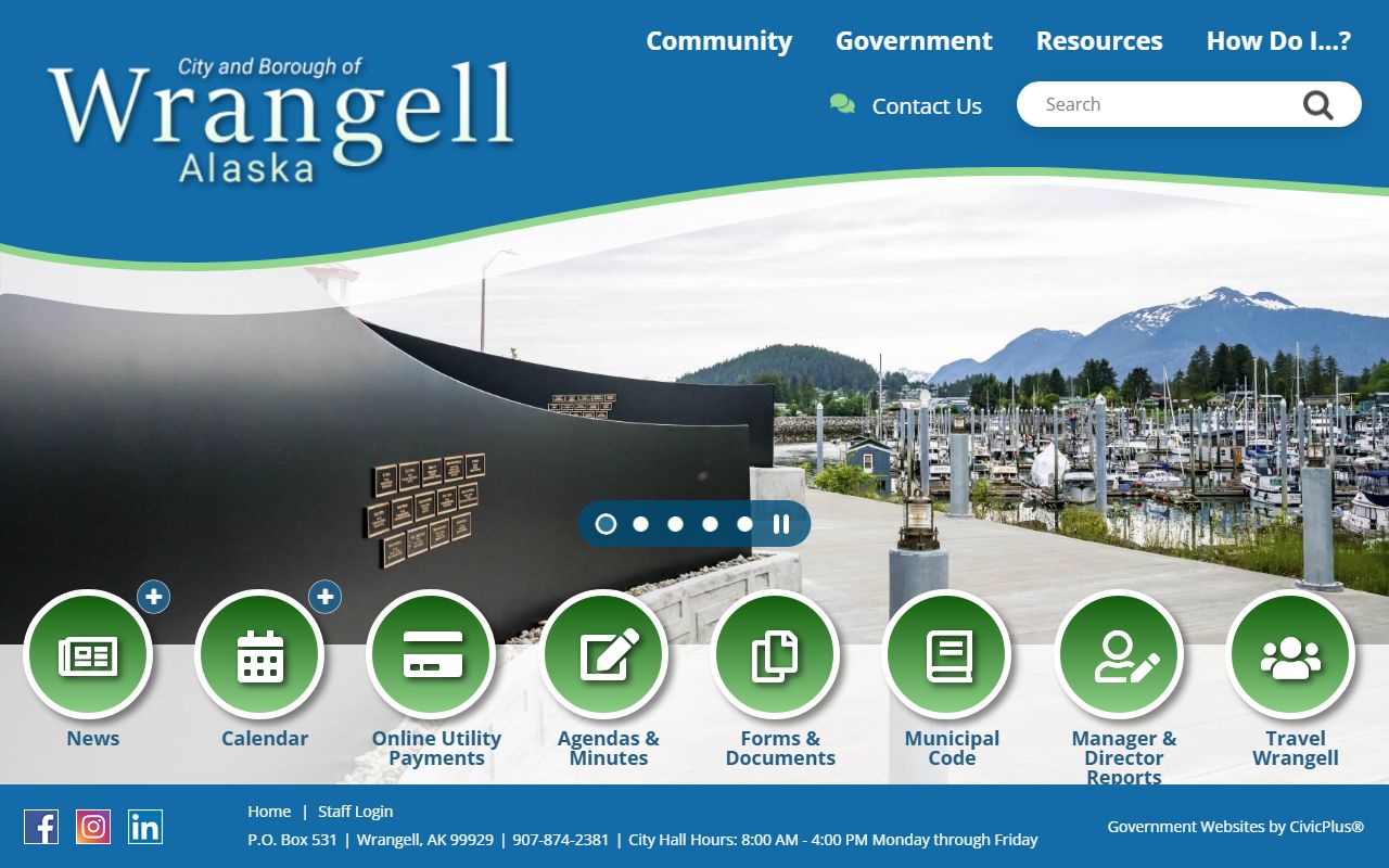 Wrangell City and Borough unclaimed money official website
